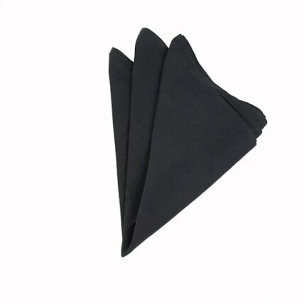 Cotton Black napkin rental