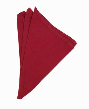 Cotton Red napkin rental