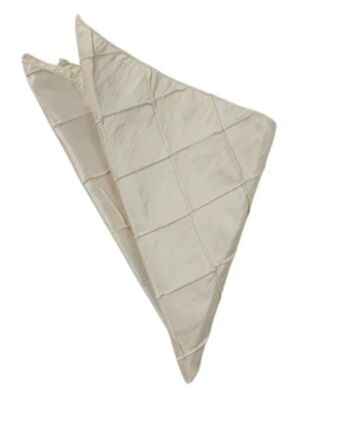 Pintuck Cream napkin rental