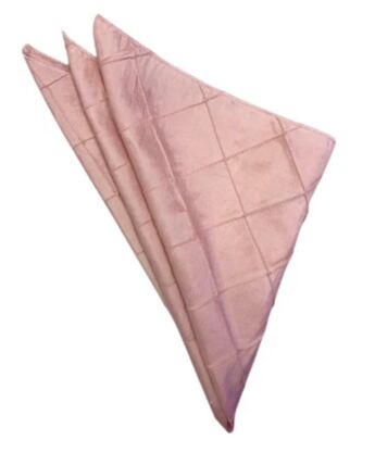 Pintuck Baby Pink napkin rental