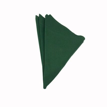 Polyester Hunter Green napkin rental