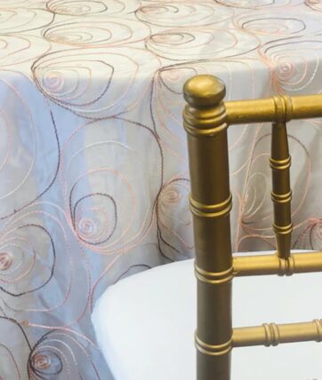 Copper Silk null tablecloth linen rental