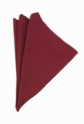 Polyester Burgundy/Wine napkin rental