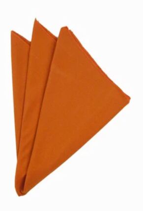 Polyester Burned Orange napkin rental