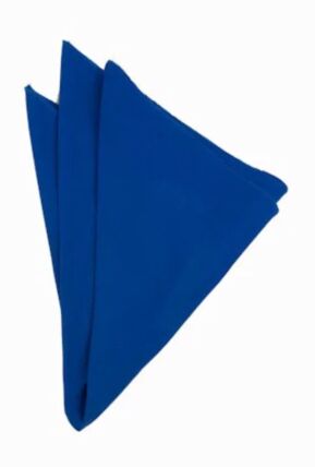 Polyester New Royal Blue napkin rental