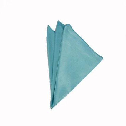 Crepe Back Satin Tiffany Blue napkin rental