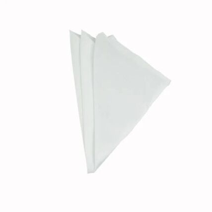 Crepe Back Satin White napkin rental