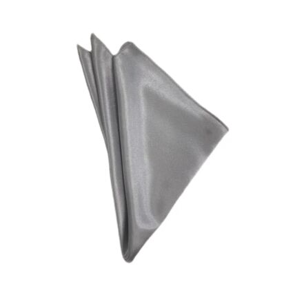 Crepe Back Satin Platinum napkin rental