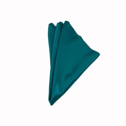 Crepe Back Satin Peacock napkin rental