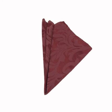 Catalina Damask Burgundy napkin rental