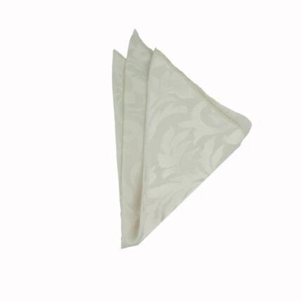 Catalina Damask Ivory napkin rental