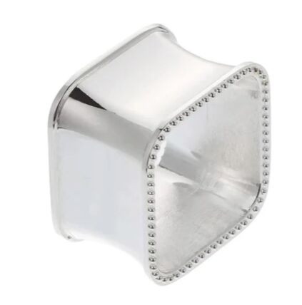Glam Silver napkin ring rental