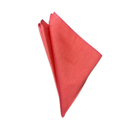 Dupioni Coral napkin rental