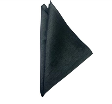 Dupioni Black napkin rental