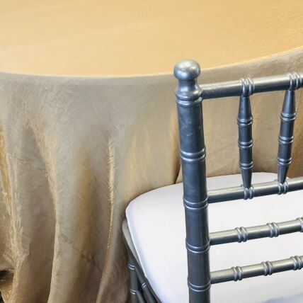 Galaxy Champagne tablecloth linen rental