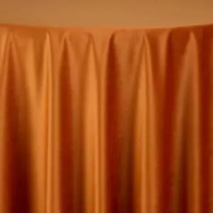 Velvet Terracotta tablecloth linen rental