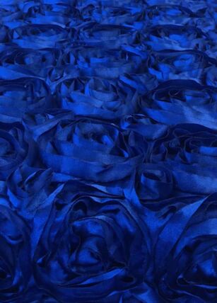 Roses Royal Blue null table runner rental