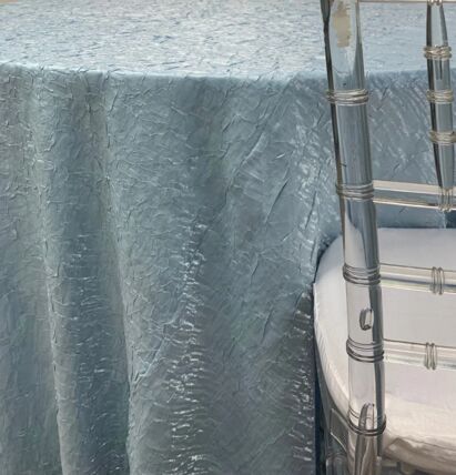 Galaxy Delft Blue tablecloth linen rental