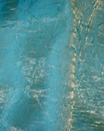 Galaxy Gold/Turquoise tablecloth linen rental