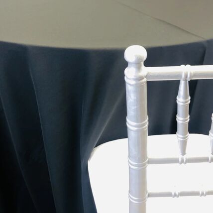 Polyester Black tablecloth linen rental