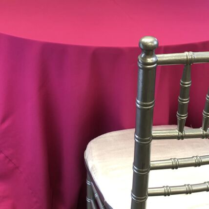 Polyester Fuchsia tablecloth linen rental