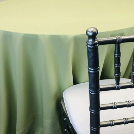 Polyester Sage tablecloth linen rental