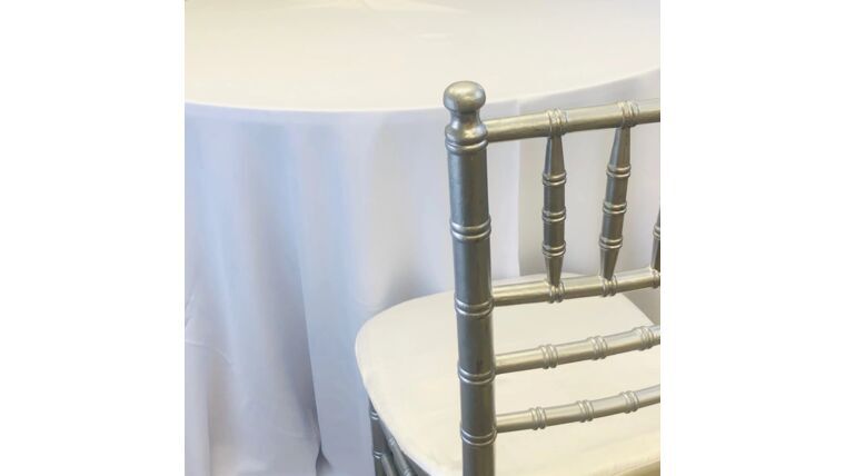 Polyester White tablecloth linen rental