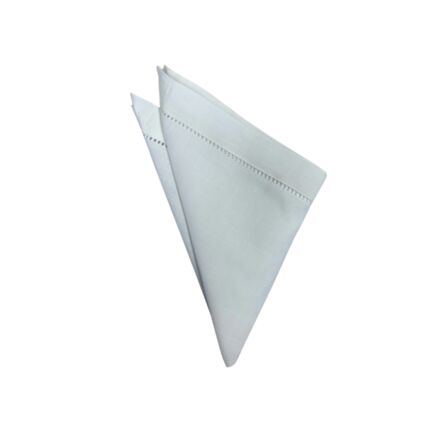 Hemstitch White napkin rental