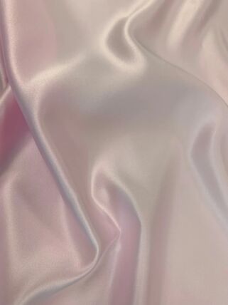 Crepe Back Satin Blush Pink tablecloth linen rental