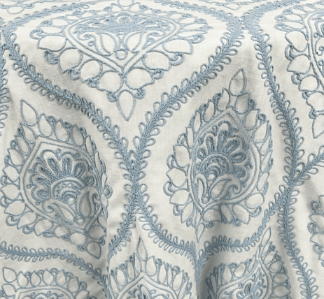 Lily Azul tablecloth linen rental