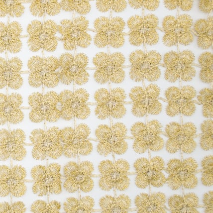 Chiara Gold tablecloth linen rental