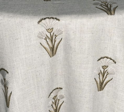 Petal Latte null tablecloth linen rental