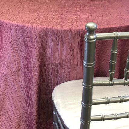 Fortuny Gold Fuchsia tablecloth linen rental