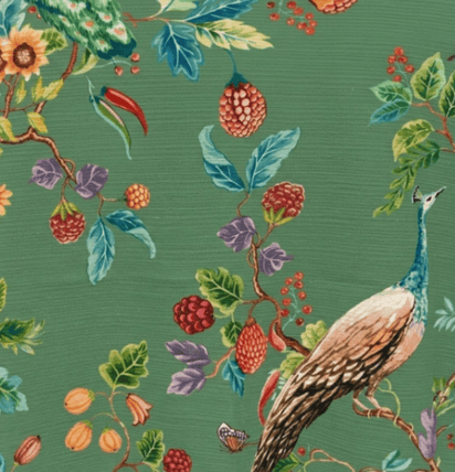 Ernestina Garden green Peacocks Lampshade 36 D x 30 H null rental rental
