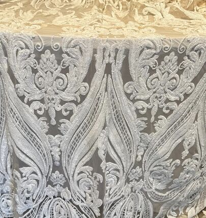 Elle White tablecloth linen rental