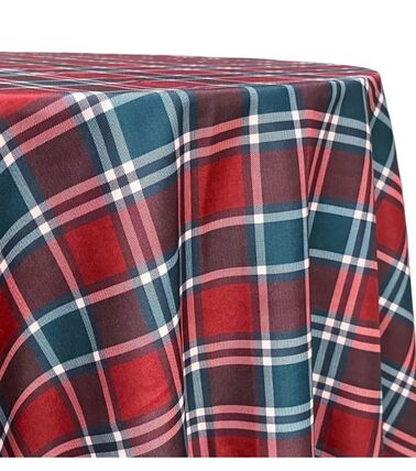 Royal Red Tartan null tablecloth linen rental