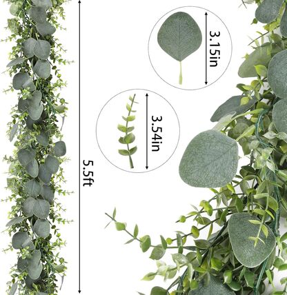 Green Garland Vines Table Runner greenery rental
