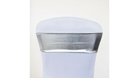 Image of a Chair Sash - Silver Metallic Spandex Band