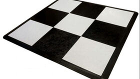 Image of a 9'X9' Dance Floor (Black / White)