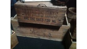 Image of a Large Vintage Romance Chocolate Crate (#1055A)