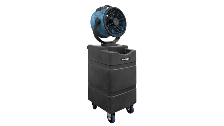 Cooling Misting Fan rental from NCW Event Rentals, available in Wenatchee, Cle Elum, Chelan and Leavenworth Washington