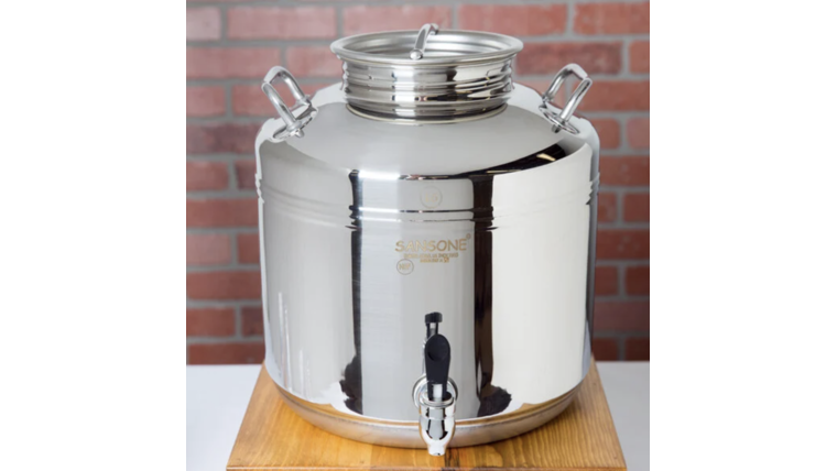 Stainless Beverage Dispenser rental from NCW Event Rentals, available in Wenatchee, Cle Elum, Chelan and Leavenworth Washington