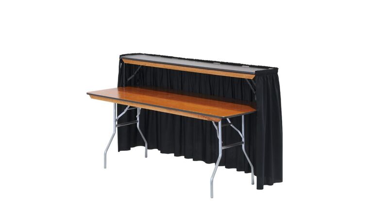 Rectangle Bar with Skirt 8' additional photo — NCW Event Rentals Eastern Washington