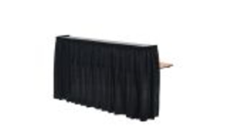 Rectangle Bar with Skirt 8' additional photo — NCW Event Rentals Eastern Washington