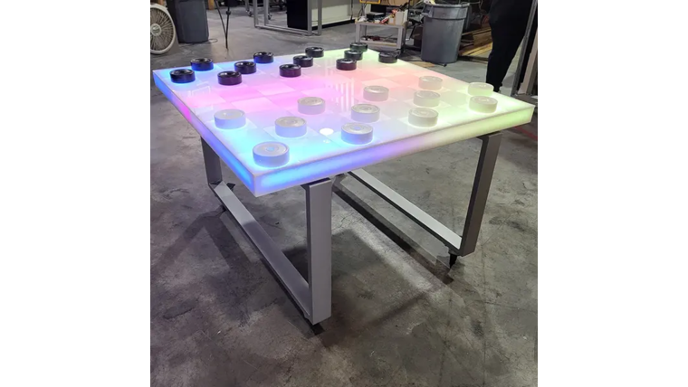 Checkers Table Game LED