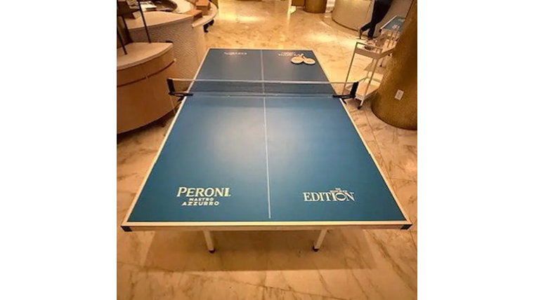 Ping Pong Table Custom Branded