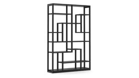 Image of a Etagere / Back Bar - Black - 10 Shelf