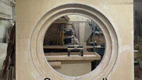 Image of a 8x8 Scallop Arch Wall