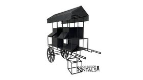 Image of a Black Sweet Cart
