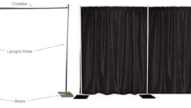 Image of a Pipe & Drape - Large Base